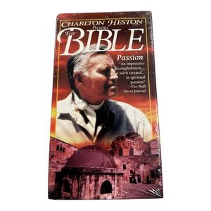 Charlton Heston The Bible Passion VHS Movie 1995 A&E Goodtimes‎ Entertainment